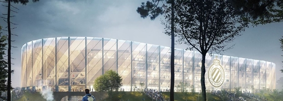 Ingenium technisch adviseur nieuw, future-proof, smart stadion van Club Brugge